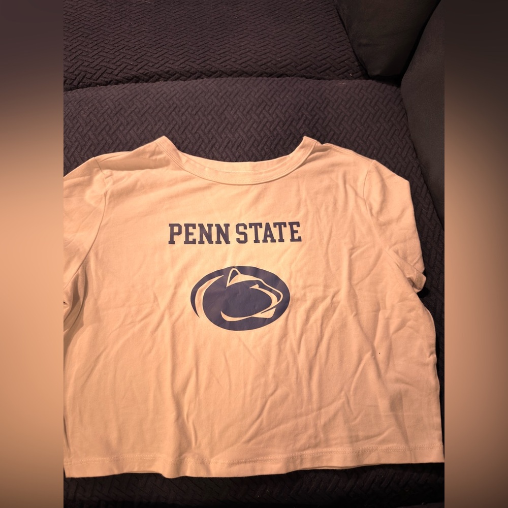 Penn State white baby tee